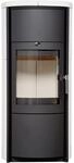 Hark Keno ECOplus Kaminofen Keramik Wei&szlig; 5 kW mit Automatik