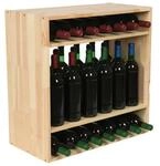 PROREGAL Modulares Weinregal Vincellar Mod HxBxT 60 x 60 x 30 cm Standflaschen Modul