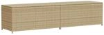 vidaXL Gartentruhe Beige 469L Poly Rattan