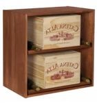 PROREGAL Weinregal Vincellar Mod HxBxT 60 x 60 x 30 cm Modul F&uuml;r 12 Flaschen &