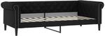 vidaXL Tagesbett Schwarz 100x200 cm Kunstleder 354230