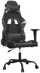 vidaXL Gaming-Stuhl Schwarz und Tarnfarben Kunstleder 3143652