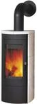 Hark Dauerbrand-Kaminofen Tiamo EX Schwarz Keramik Cremewei&szlig; 6 kW EEK: A+