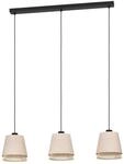 Eglo Pendelleuchte Tabley Schwarz 110 cm x 19 cm x 89 cm 3-flammig