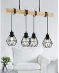 Eglo Pendelleuchte Townshend 5 Schwarz-Braun