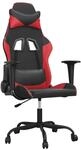 vidaXL Gaming-Stuhl Schwarz und Rot Kunstleder 3143642