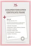 walther design New Lifestyle Kunststoff Bilderrahmen 21x29,7 cm Rosa KV130Q