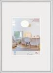 walther design New Lifestyle Kunststoff Bilderrahmen Kunstglas 50x70 cm Silber