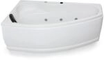 Basera&reg; Indoor Eck-Whirlpool Badewanne Formentera Links Basic 160 x 90 cm