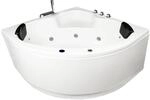 Basera&reg; Indoor Eck-Whirlpool Badewanne Maui Basic 130 x 130 cm