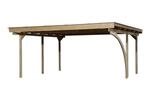 Weka Doppelcarport 616 A mit Rundbogen 500 x 500 cm