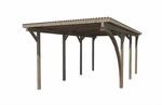Weka Einzelcarport 606 A Gr.2 mit Rundbogen 268 x 501 cm