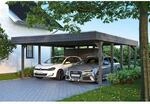 Carport Friesland Set 4 Schiefergrau 557 x 708 cm