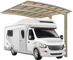 Ximax Carport Portoforte Caravan Typ 80 Edelstahl-Look 270x495cm Sonderfertigung