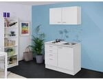 Flex-Well Classic Minik&uuml;che Wito 100 cm Wei&szlig;