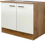 Flex-Well Exclusiv Sp&uuml;lenunterschrank Vintea 100 cm Magnolie matt - Lancelot...