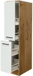 Flex-Well Exclusiv K&uuml;chen-Apothekerschrank Vintea 30cm Magnolie-Lancelot Oak