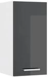 Vicco H&auml;ngeschrank R-Line H&auml;ngender K&uuml;chenschrank Anthrazit Hochglanz/Wei&szlig; 30 cm