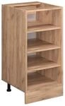 Vicco K&uuml;chenregal R-Line Goldkraft Eiche/Goldkraft Eiche 40 cm ohne Arbeitsplatte