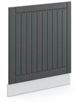 Vicco Frontblende Fame-Line Anthrazit Landhaus/Wei&szlig; 60 cm ohne Arbeitsplatte
