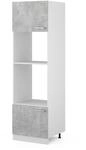 Vicco Mikrowellenschrank R-Line K&uuml;chenregal f&uuml;r die Mikrowelle Beton/Wei&szlig; 60...