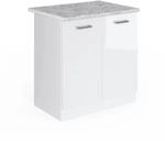 Vicco Sp&uuml;lenunterschrank R-Line K&uuml;chenunterschrank f&uuml;r die Sp&uuml;le Wei&szlig;