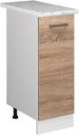 Vicco Apothekerschrank R-Line Medizinschrank f&uuml;r die K&uuml;che Sonoma/Wei&szlig; 30 cm AP