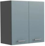 Vicco H&auml;ngeschrank R-Line H&auml;ngender K&uuml;chenschrank Blau-Grau/Anthrazit 60 cm