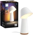 Philips Hue Smart-LED-Tischleuchte Twilight White & Color Ambiance Wei&szlig;
