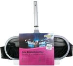 Planet Pool Profi Bodenkescher Silber Schwarz