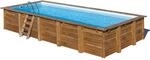 Gre Echtholzpool Braga Rechteckig 815 x 421 x 146 cm