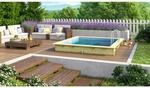 Karibu Pool Gr. 1 KDI Innenh&uuml;lle Blau