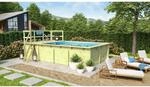 Karibu Pool Gr. 2 inkl. Terrasse KDI Innenh&uuml;lle Blau