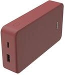 Hama Power Pack Colour 20 mit 2 Ausg&auml;ngen USB-C/USB-A 20.000 mAh Rot