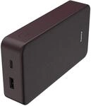 Hama Power Pack Colour 20 mit 2 Ausg&auml;ngen USB-C/USB-A 20.000 mAh Pflaume