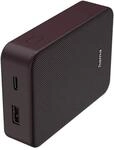 Hama Power Pack Colour 10 mit 2 Ausg&auml;ngen USB-C/USB-A 10.000 mAh Pflaume