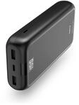 Hama Power Pack Performance 20 20000mAh 3 Ausg&auml;nge: USB-C 2x USB-A Anth.