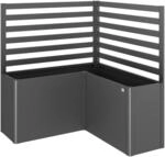 Biohort Rankgitter 2 Stk. f&uuml;r HochBeet/Belvedere L150 Dunkelgrau-Metallic