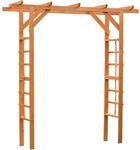 Promadino Pergola Anke 210 cm x 200 cm x 60 cm Honigbraun FSC&reg;
