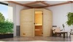 Weka Massivholzsauna Valida Eck 2 o. Ofen Glast&uuml;r