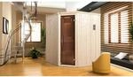 Weka Element-Ecksauna Kiruna 2 Sparset 4,5 kW BioS Glast&uuml;r