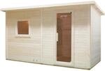 Home Deluxe Saunahaus Talo XL Natur mit 8 kW Ofen