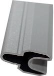 GroJa Solid Stecksystem Lisenenprofil Silbergrau 180 cm