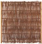 T & J Weidengeflechtzaun Fuego mit seitlichem Rahmen 120 cm x 120 cm
