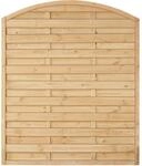 T & J Sichtschutzzaun Maxi-Bogen-Serie Gr&uuml;n 150 x 180/160 cm