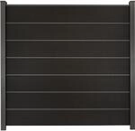 GroJa Solid Grande Premium Steckzaunsystem 180 x 180 cm Schwarz