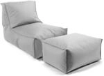 mokebo Sitzsack mit Hocker f&uuml;r Kinder und Erwachsene Der Sundowner Bean Bag mit