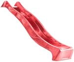 T & J Wellenrutsche 120 cm x 46 cm x 240 cm Rot