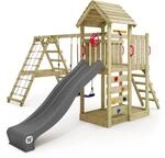 Wickey Spielturm RocketFlyer Kletterger&uuml;st mit Rutsche Anthrazit