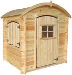 Timbela Kinderspielhaus aus Holz M505-1 1,1 m&sup2; ohne Boden und geschwungenes...
